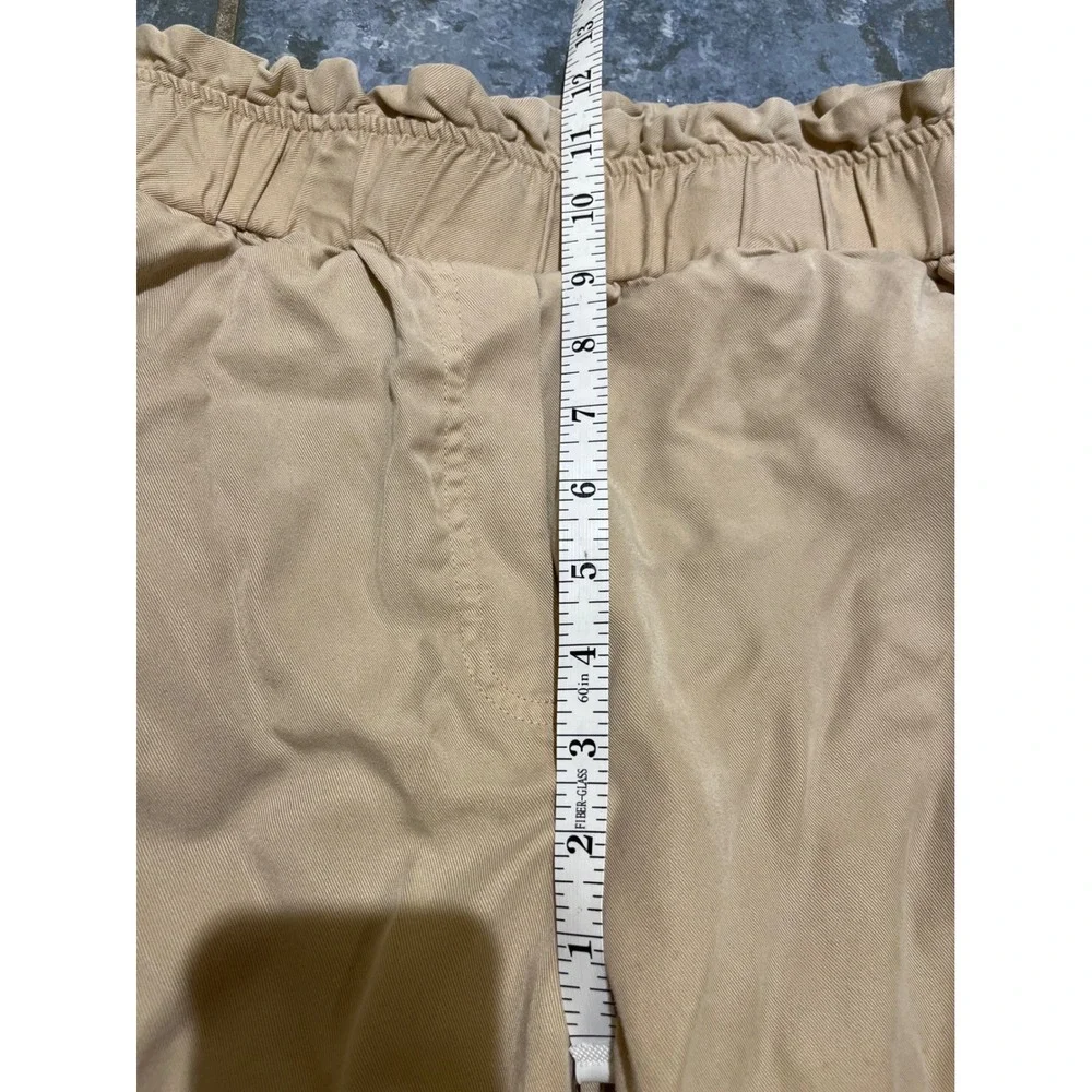 Aritzia The Group Babaton Pants‎ Women's Sz M Khaki Casual Elastic Waist Pockets